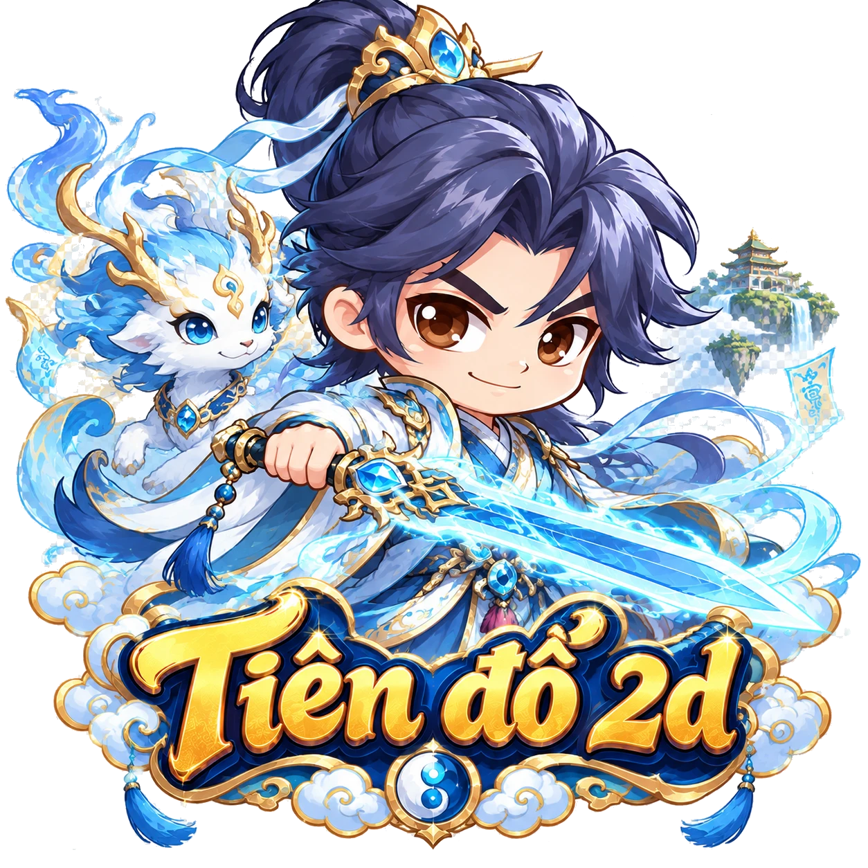 Linh Thú và Nhân Vật Tiên Đồ 2D